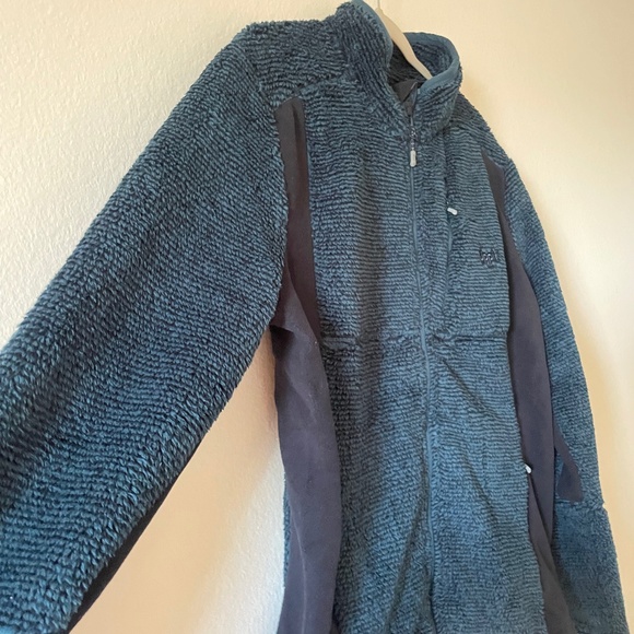 Uppi Men's Performance Fleece Zip Up Dark-Blue Jacket in size L NWOT - Picture 2 of 13